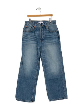 RE/DONE High-Rise Wide Leg Jeans