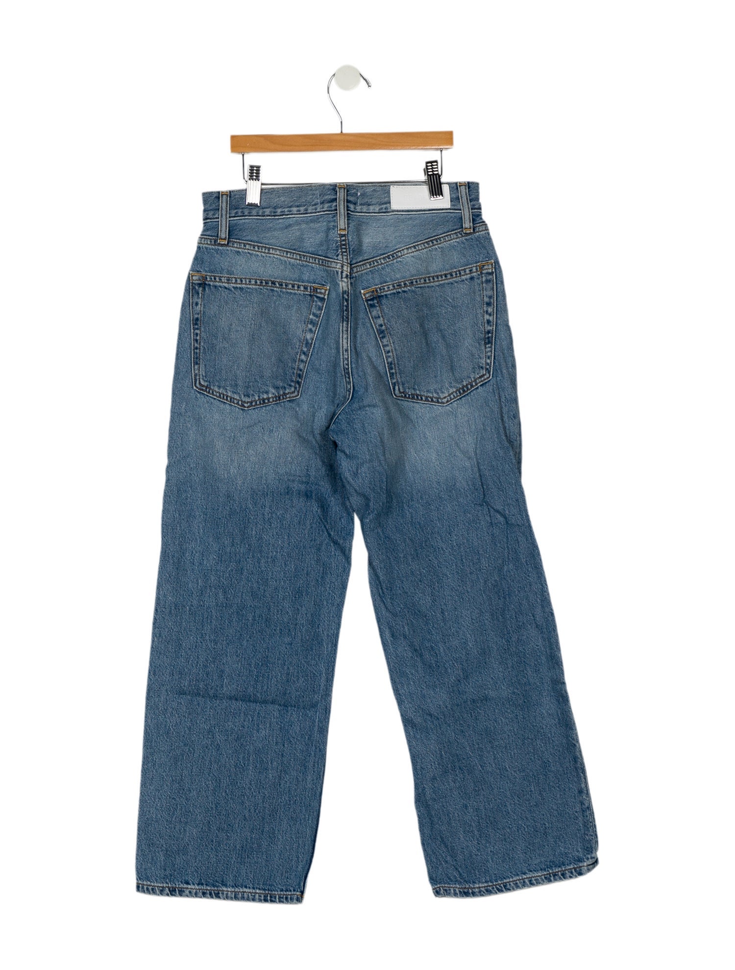 RE/DONE High-Rise Wide Leg Jeans