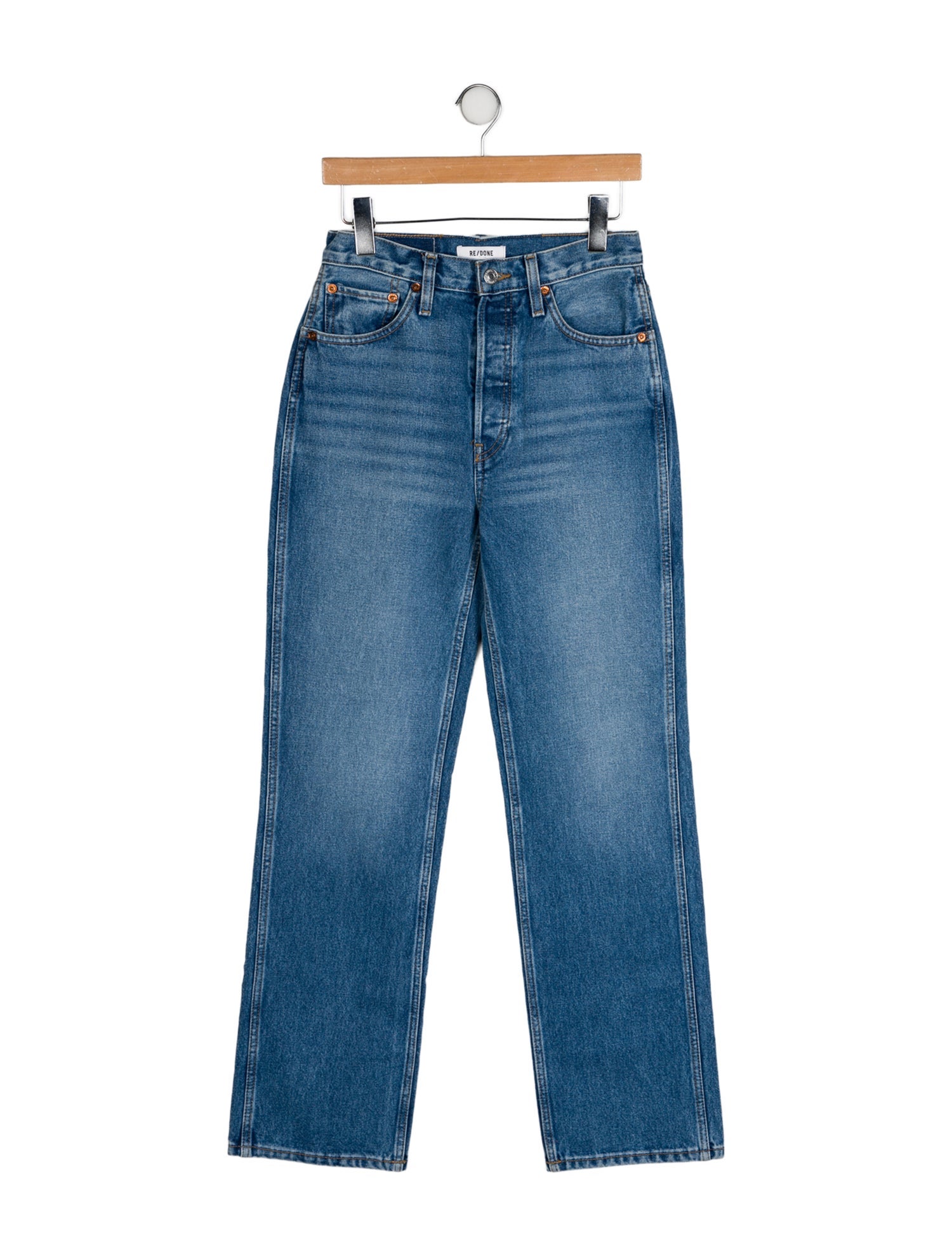 RE/DONE High-Rise Wide Leg Jeans