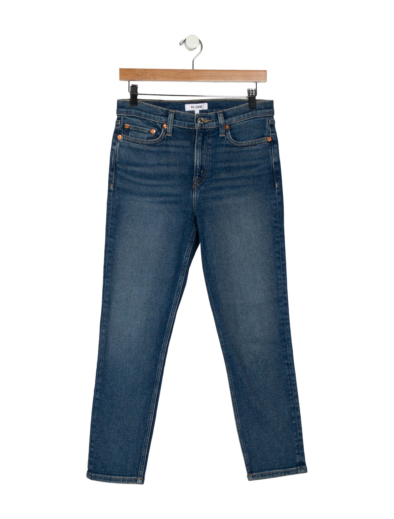 RE/DONE Mid-Rise Skinny Leg Jeans