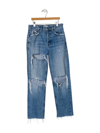 RE/DONE Mid-Rise Straight Leg Jeans