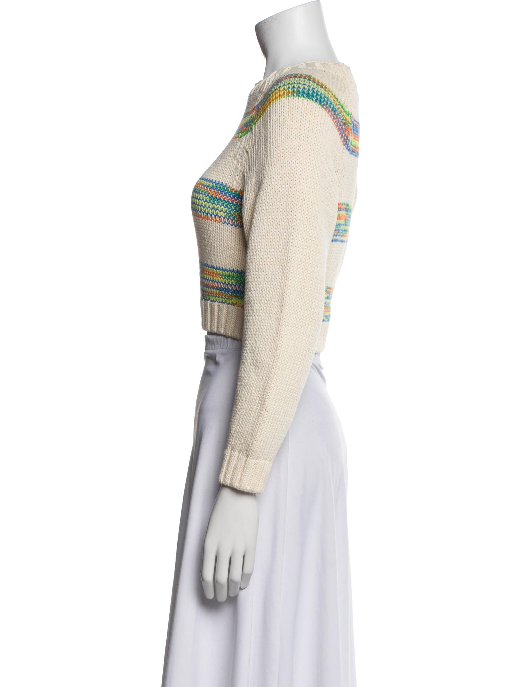 RE/DONE Striped Bateau Neckline Sweater w/ Tags