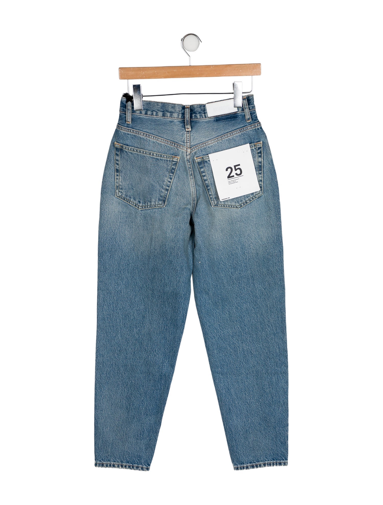 RE/DONE High-Rise Straight Leg Jeans