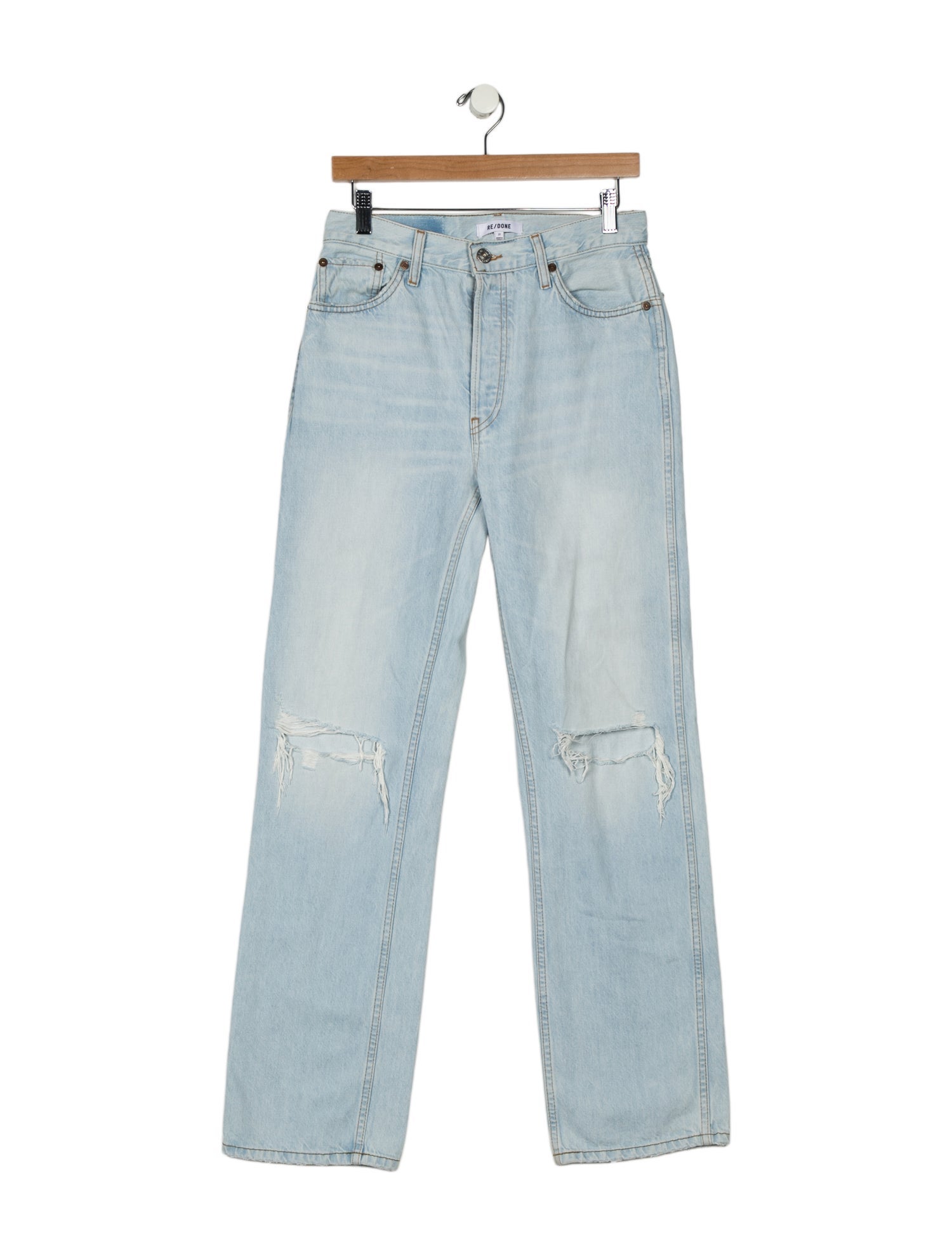 RE/DONE High-Rise Wide Leg Jeans