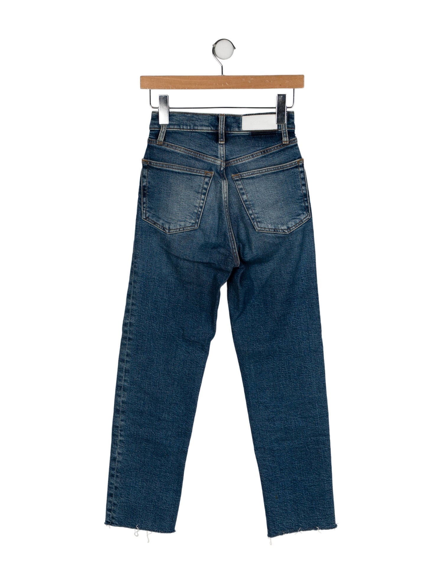 RE/DONE Mid-Rise Straight Leg Jeans