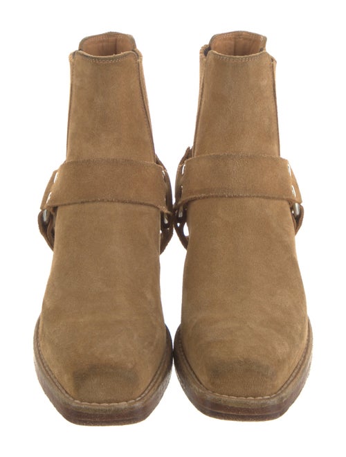 RE/DONE Suede Moto Boots