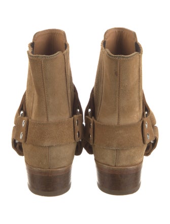 RE/DONE Suede Moto Boots