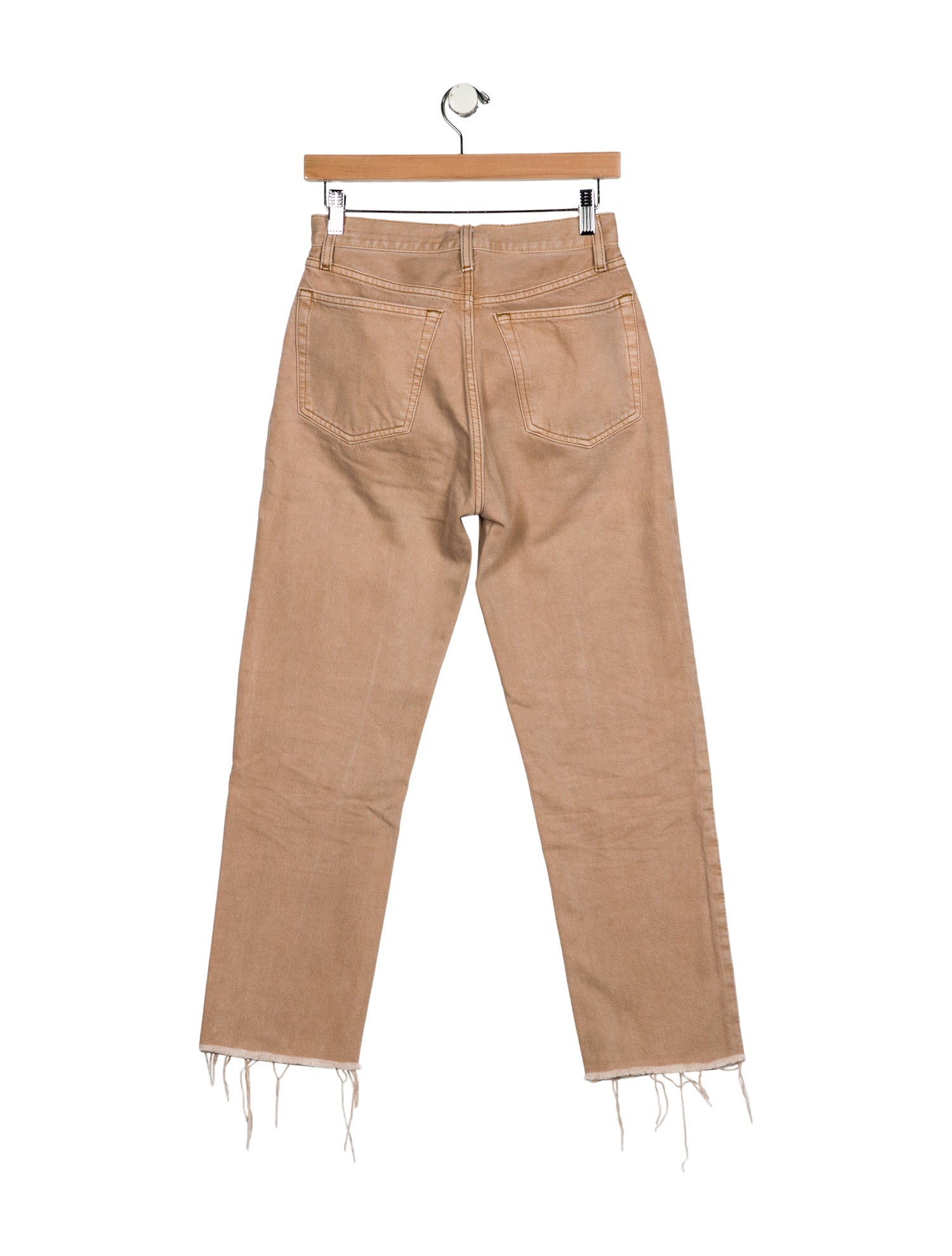 RE/DONE High-Rise Straight Leg Jeans