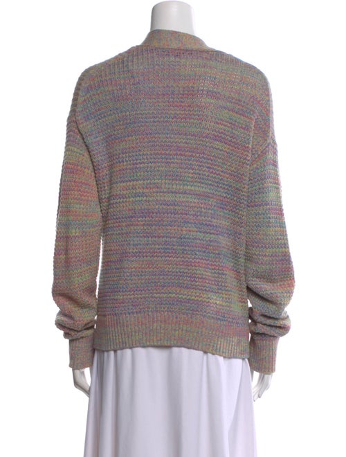 RE/DONE Printed V-Neck Sweater