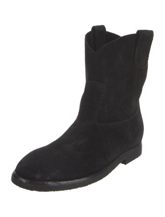 RE/DONE Suede Western Boots