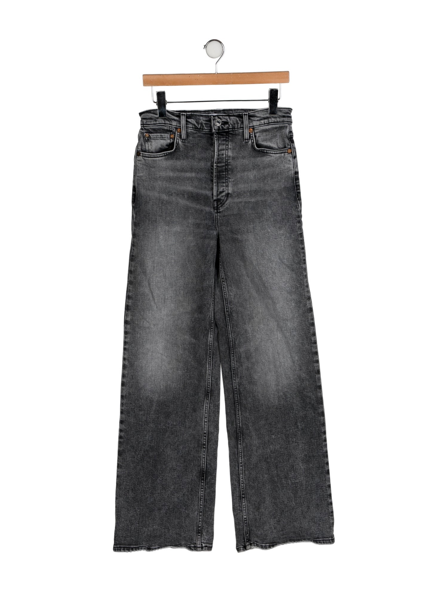 RE/DONE High-Rise Wide Leg Jeans