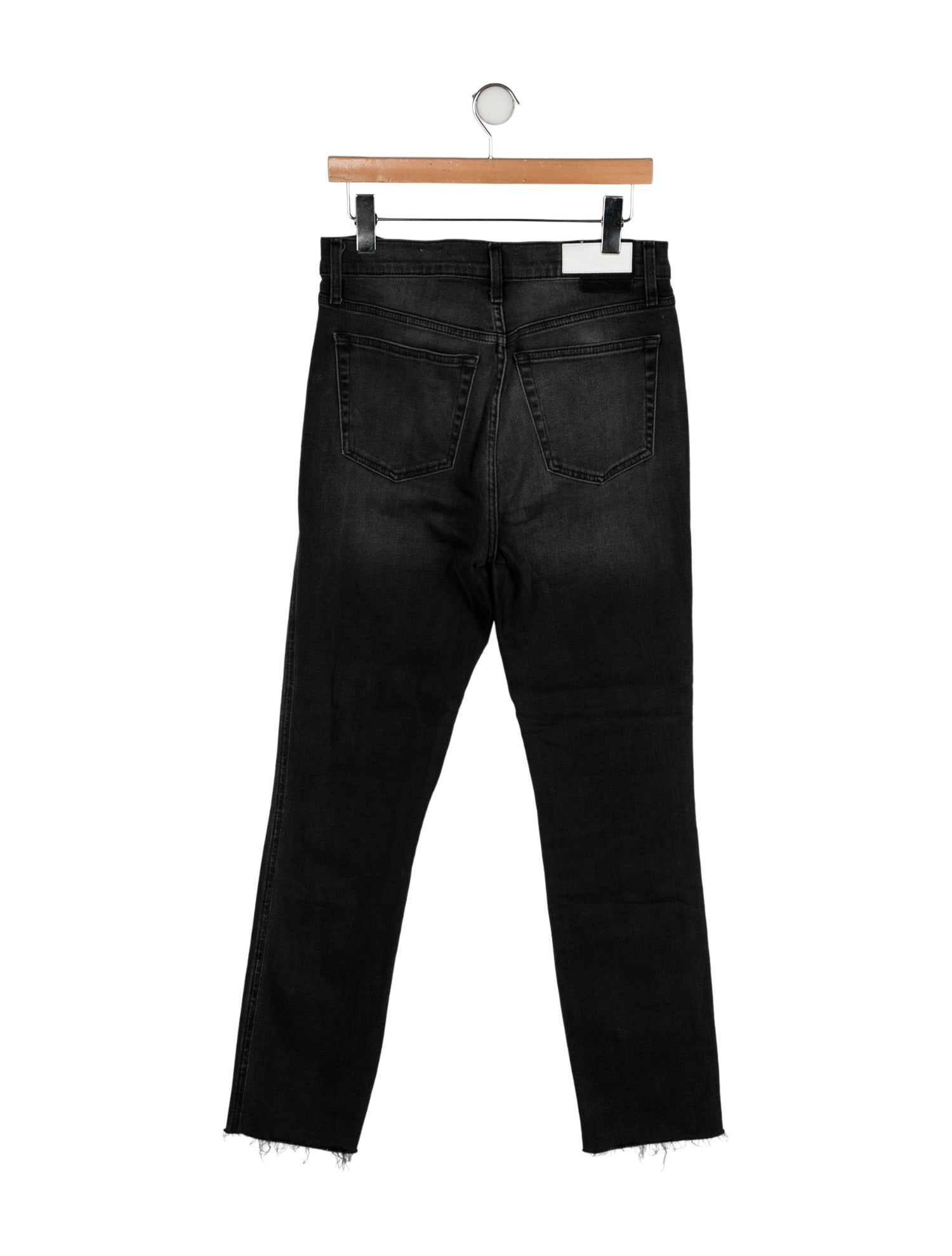 RE/DONE High-Rise Straight Leg Jeans