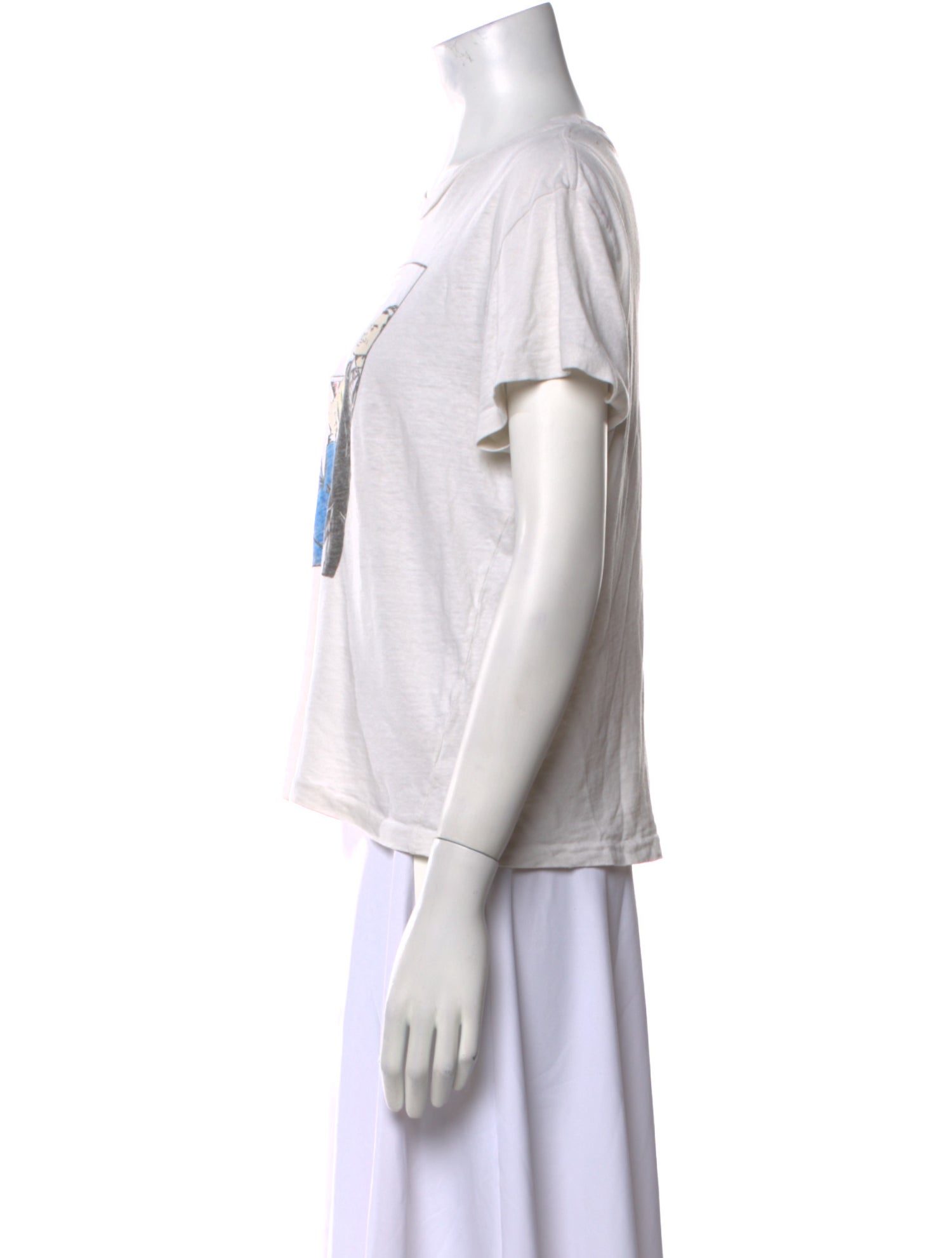 RE/DONE Graphic Print Crew Neck T-Shirt