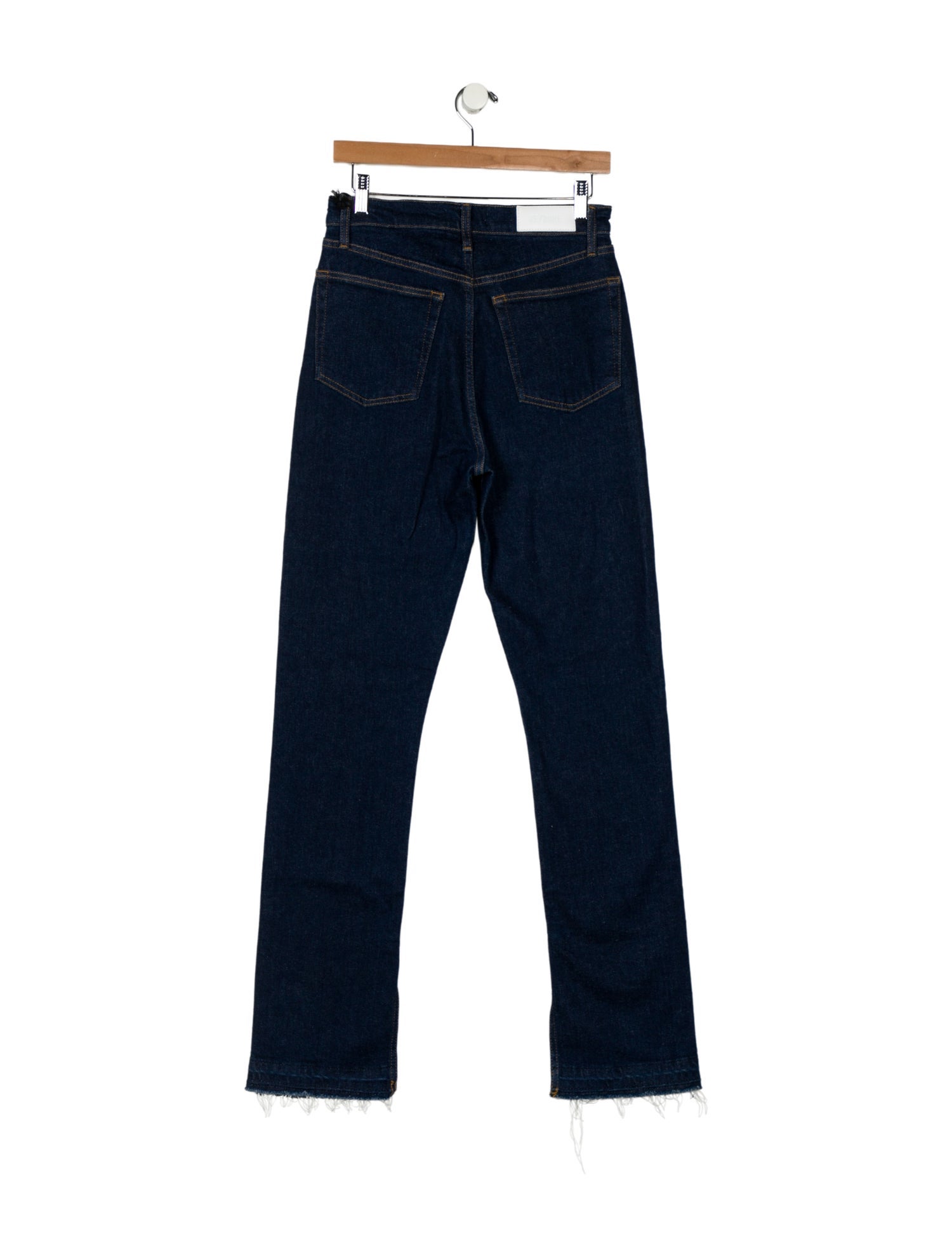 RE/DONE High-Rise Straight Leg Jeans