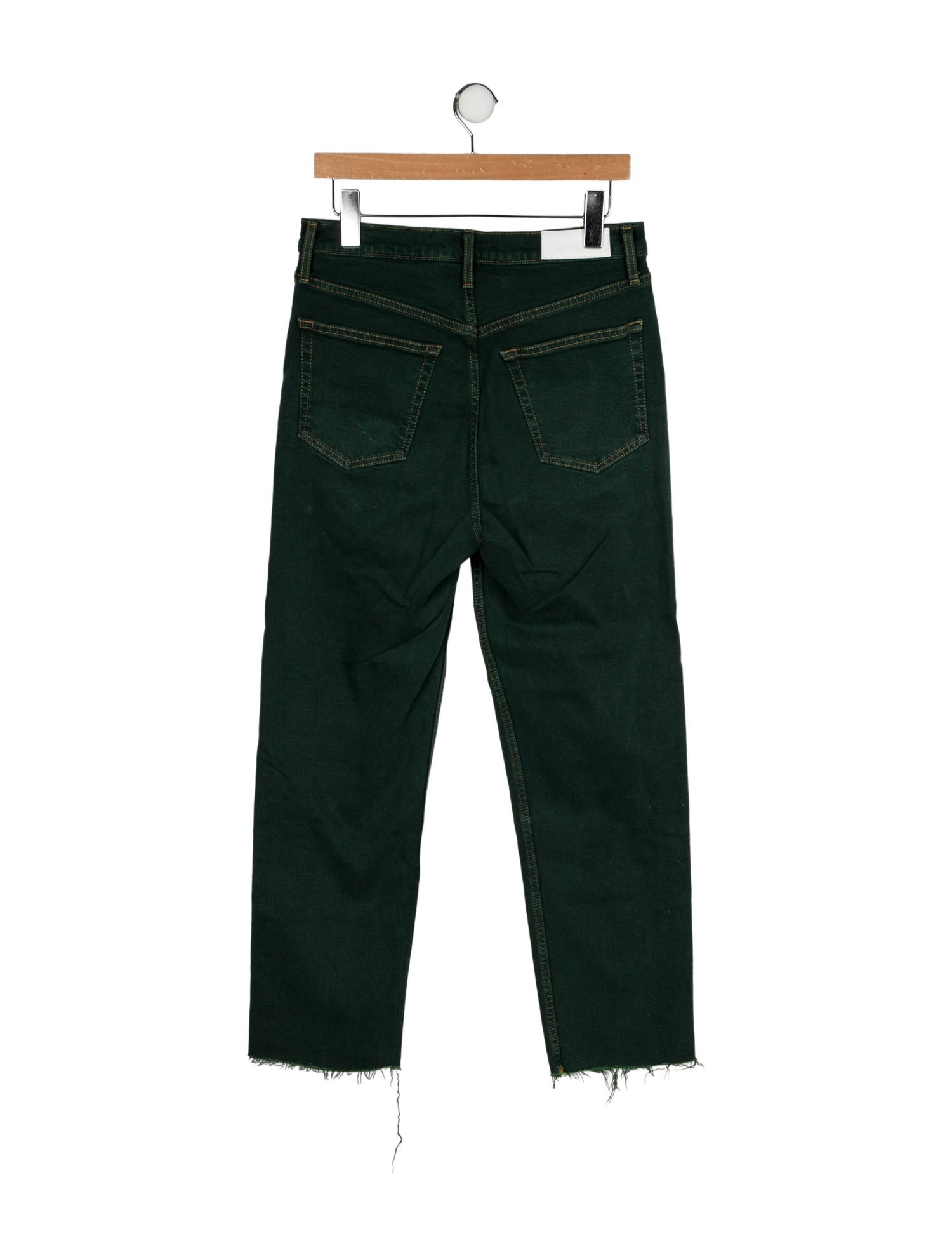 RE/DONE High-Rise Straight Leg Jeans