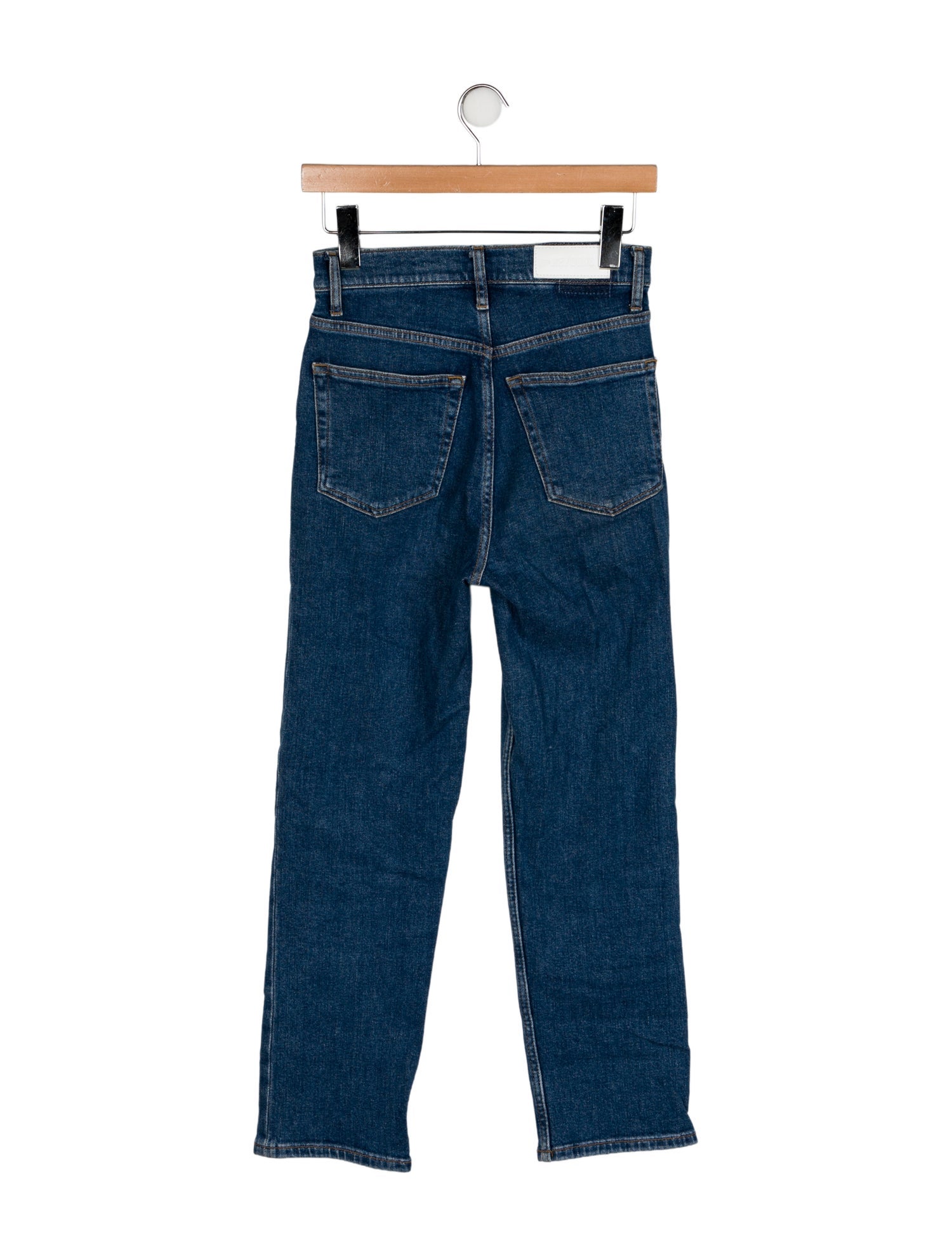 RE/DONE High-Rise Straight Leg Jeans