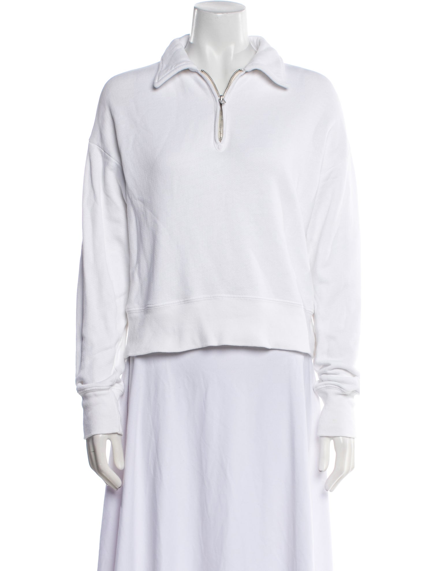 RE/DONE V-Neck Long Sleeve Sweatshirt