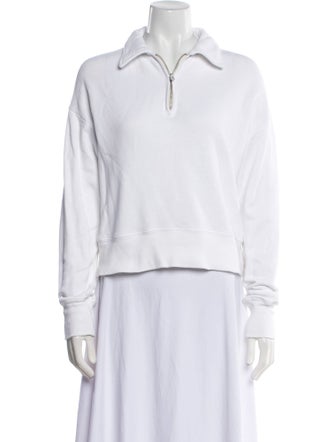 RE/DONE V-Neck Long Sleeve Sweatshirt