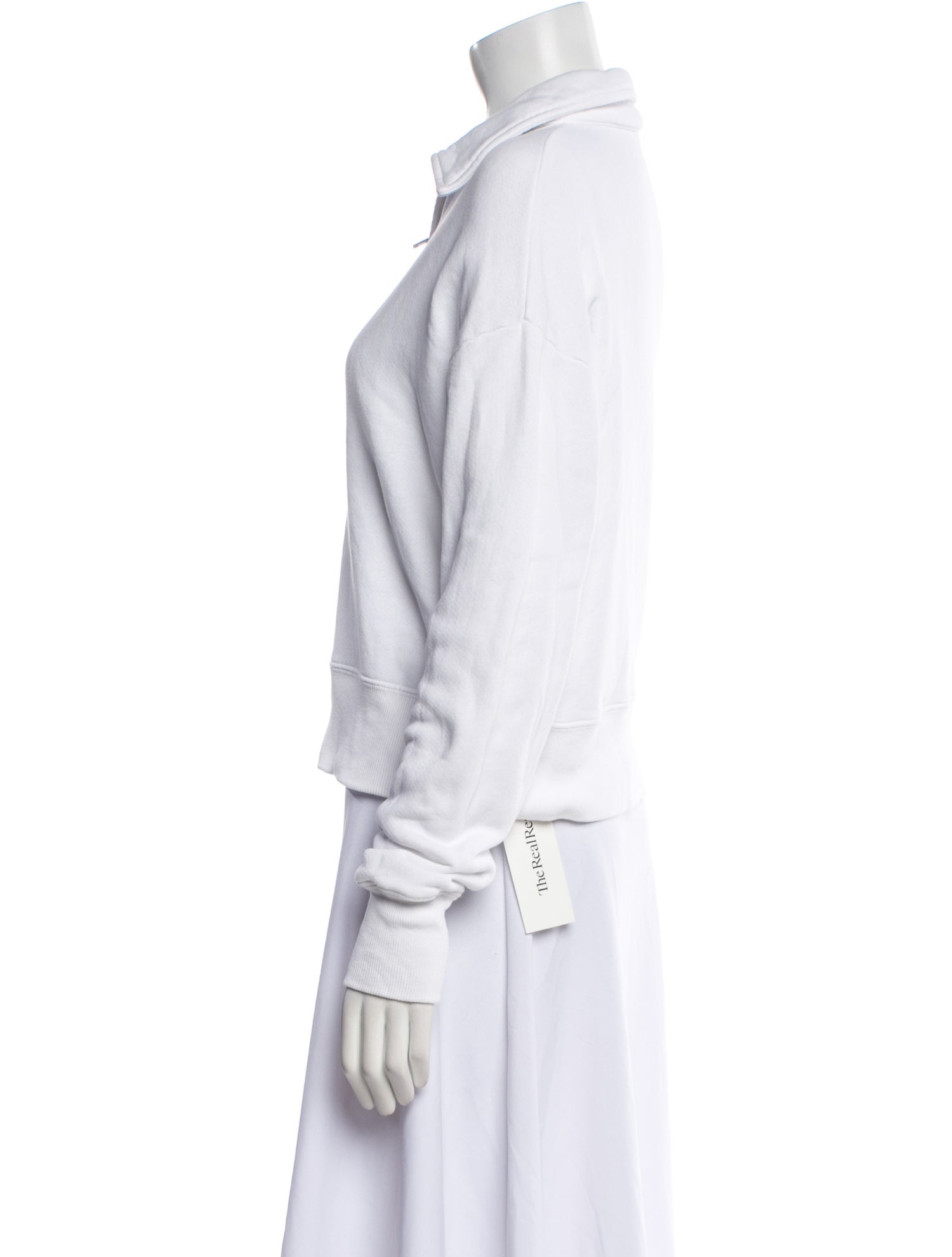 RE/DONE V-Neck Long Sleeve Sweatshirt