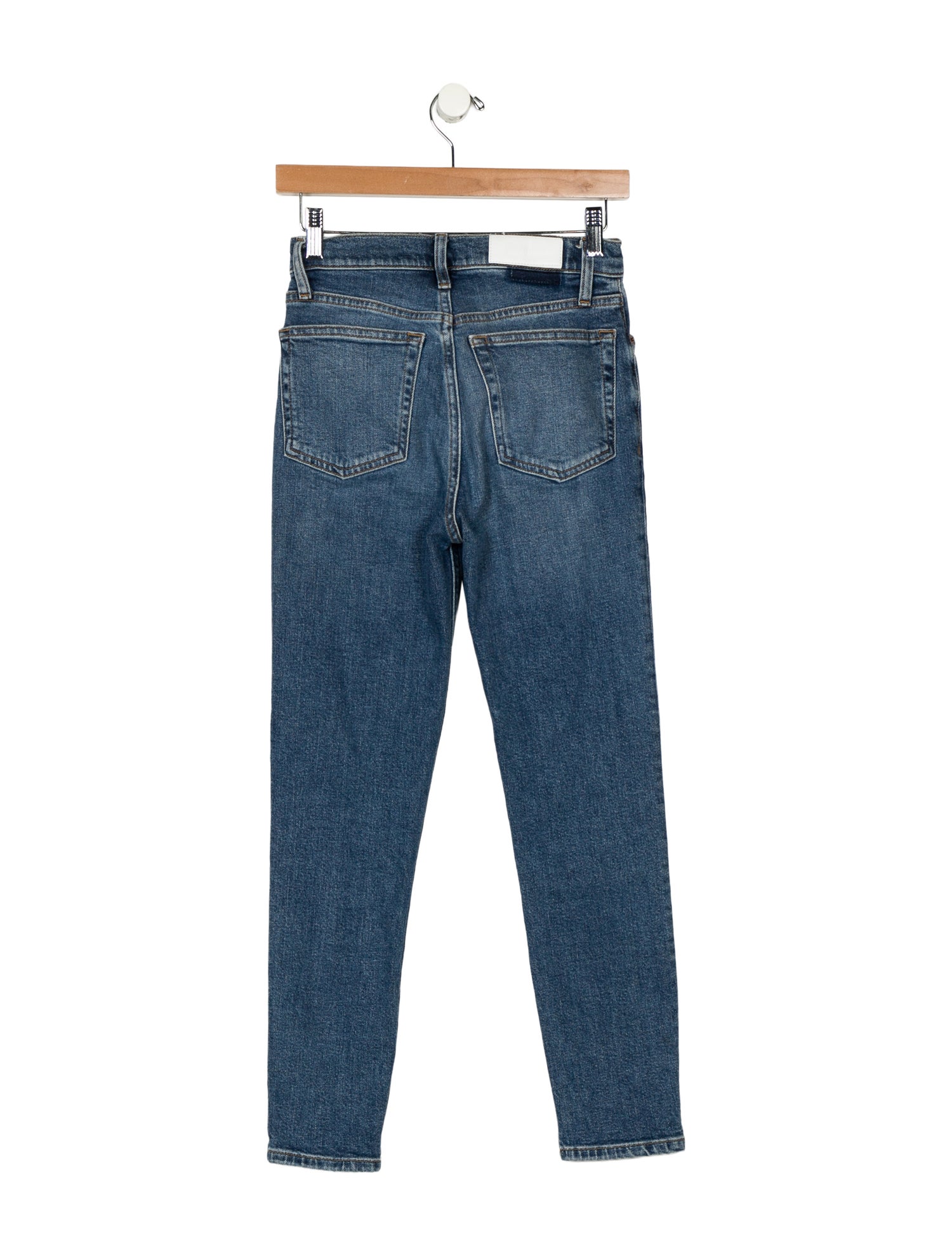 RE/DONE High-Rise Straight Leg Jeans