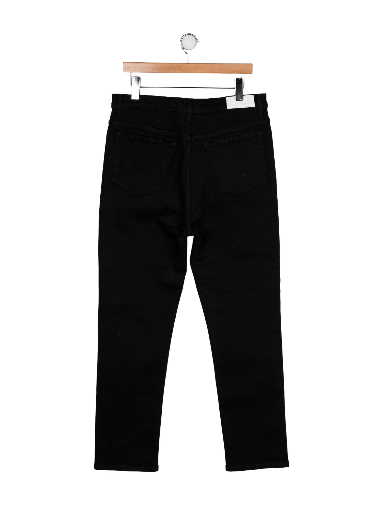RE/DONE High-Rise Straight Leg Jeans