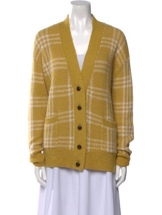 RE/DONE Striped V-Neck Sweater