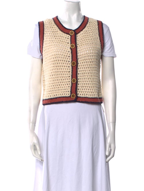 RE/DONE Printed Crew Neck Sweater