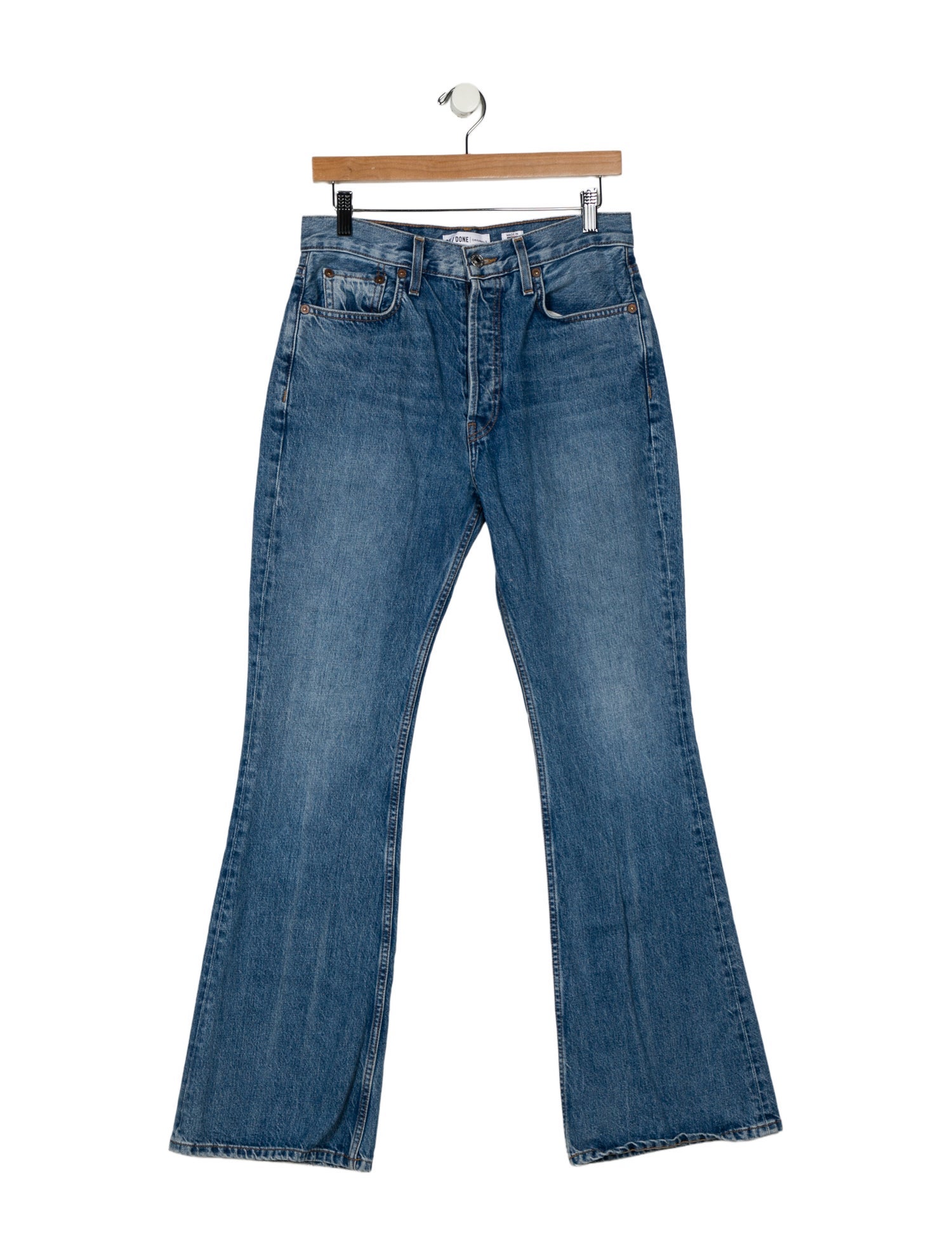 RE/DONE High-Rise Wide Leg Jeans