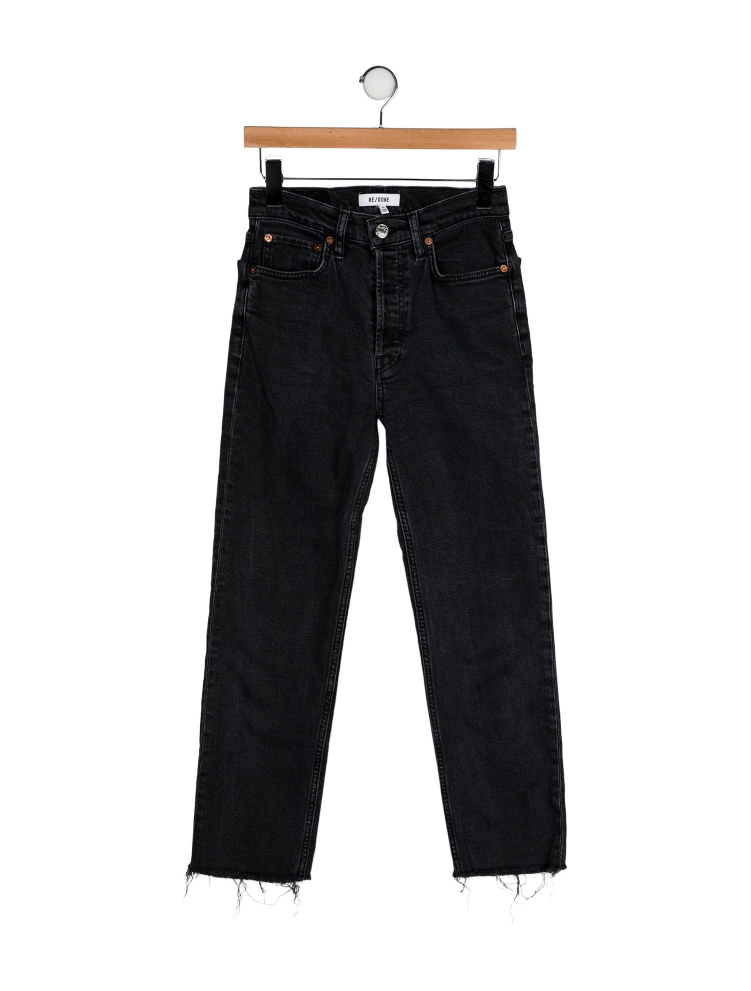 RE/DONE Mid-Rise Straight Leg Jeans