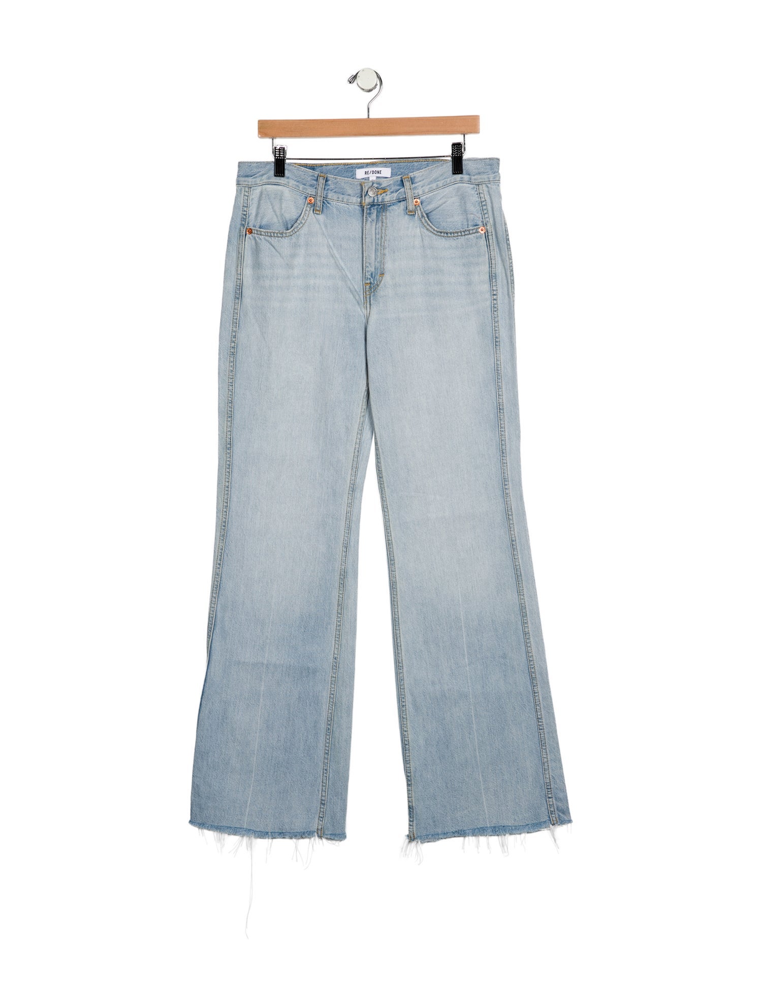 RE/DONE Mid-Rise Wide Leg Jeans