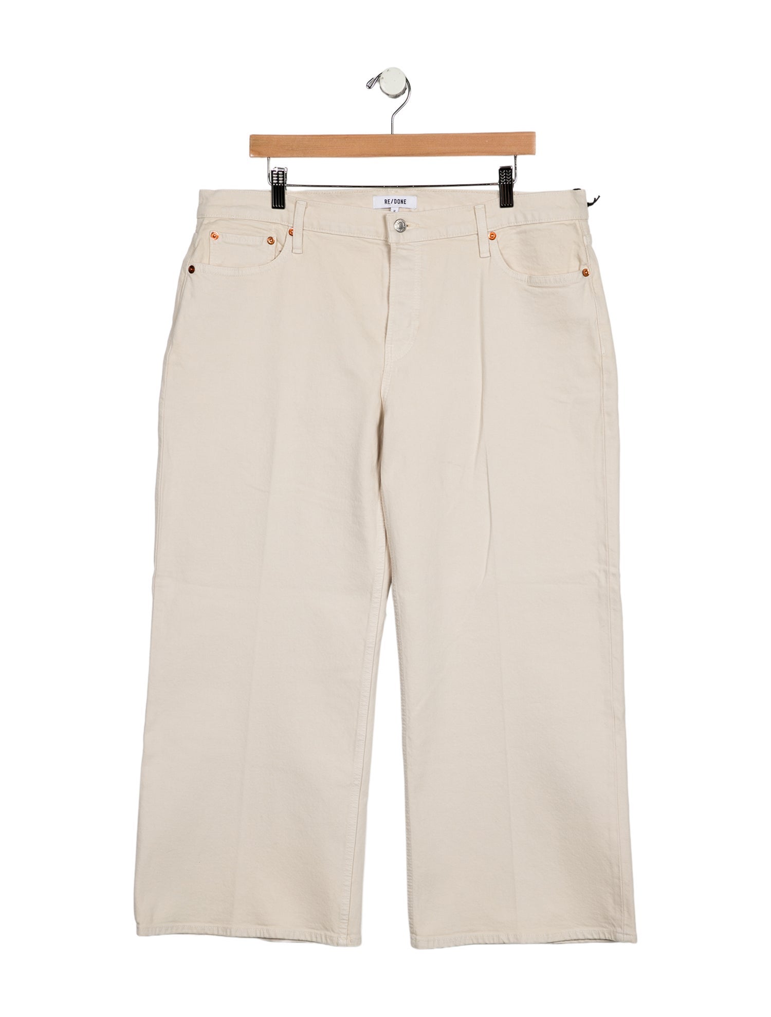 RE/DONE Mid-Rise Wide Leg Jeans