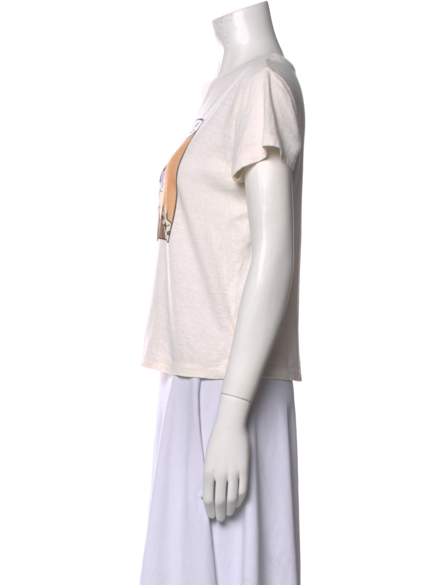 RE/DONE Graphic Print Crew Neck T-Shirt