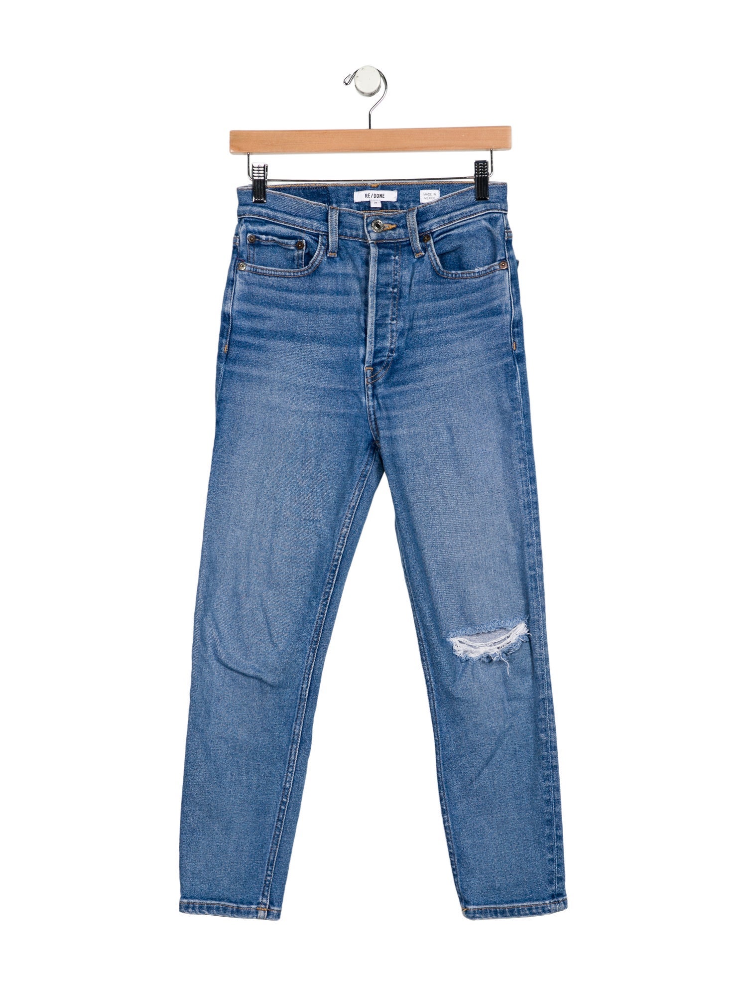 RE/DONE Mid-Rise Skinny Leg Jeans