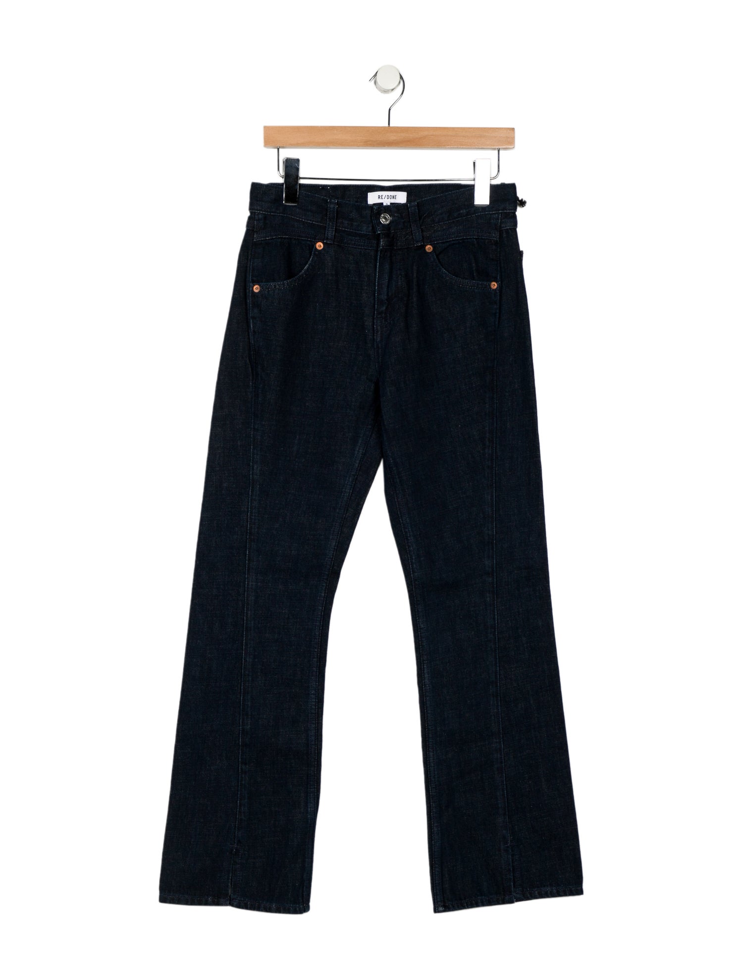 RE/DONE Mid-Rise Wide Leg Jeans w/ Tags