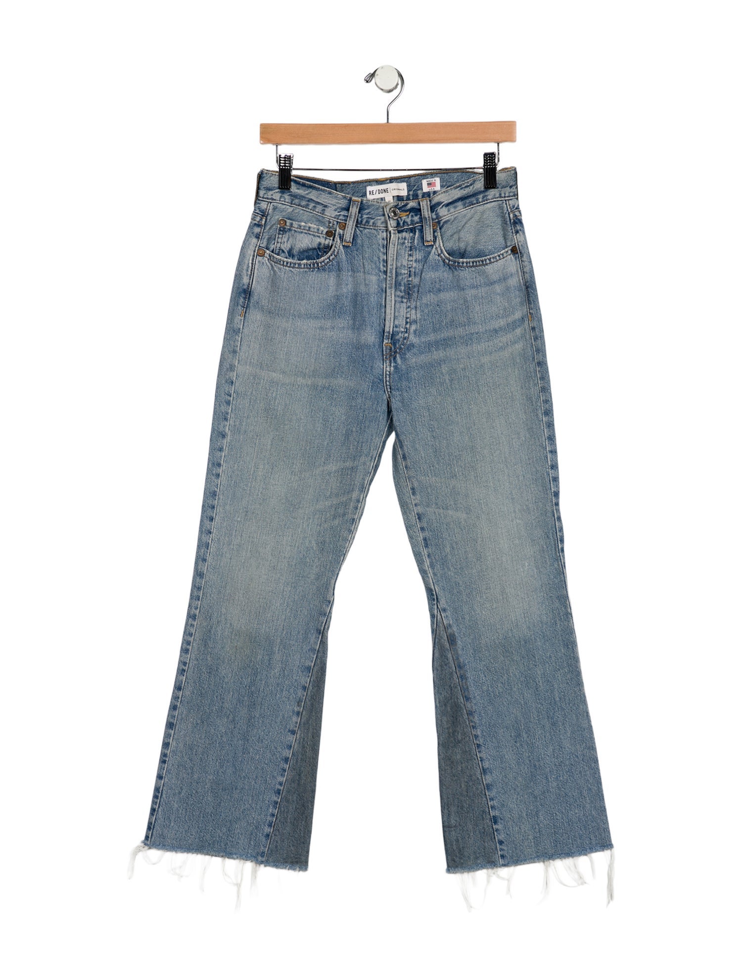 RE/DONE High-Rise Wide Leg Jeans