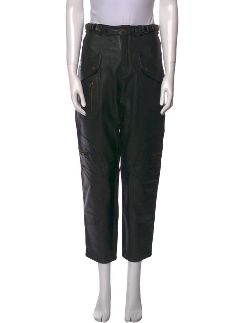 RE/DONE Leather Straight Leg Pants