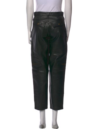 RE/DONE Leather Straight Leg Pants