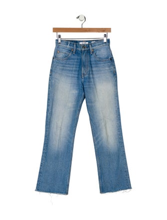 RE/DONE High-Rise Straight Leg Jeans
