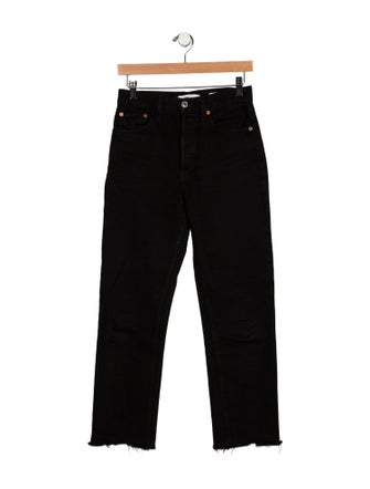 RE/DONE Mid-Rise Straight Leg Jeans
