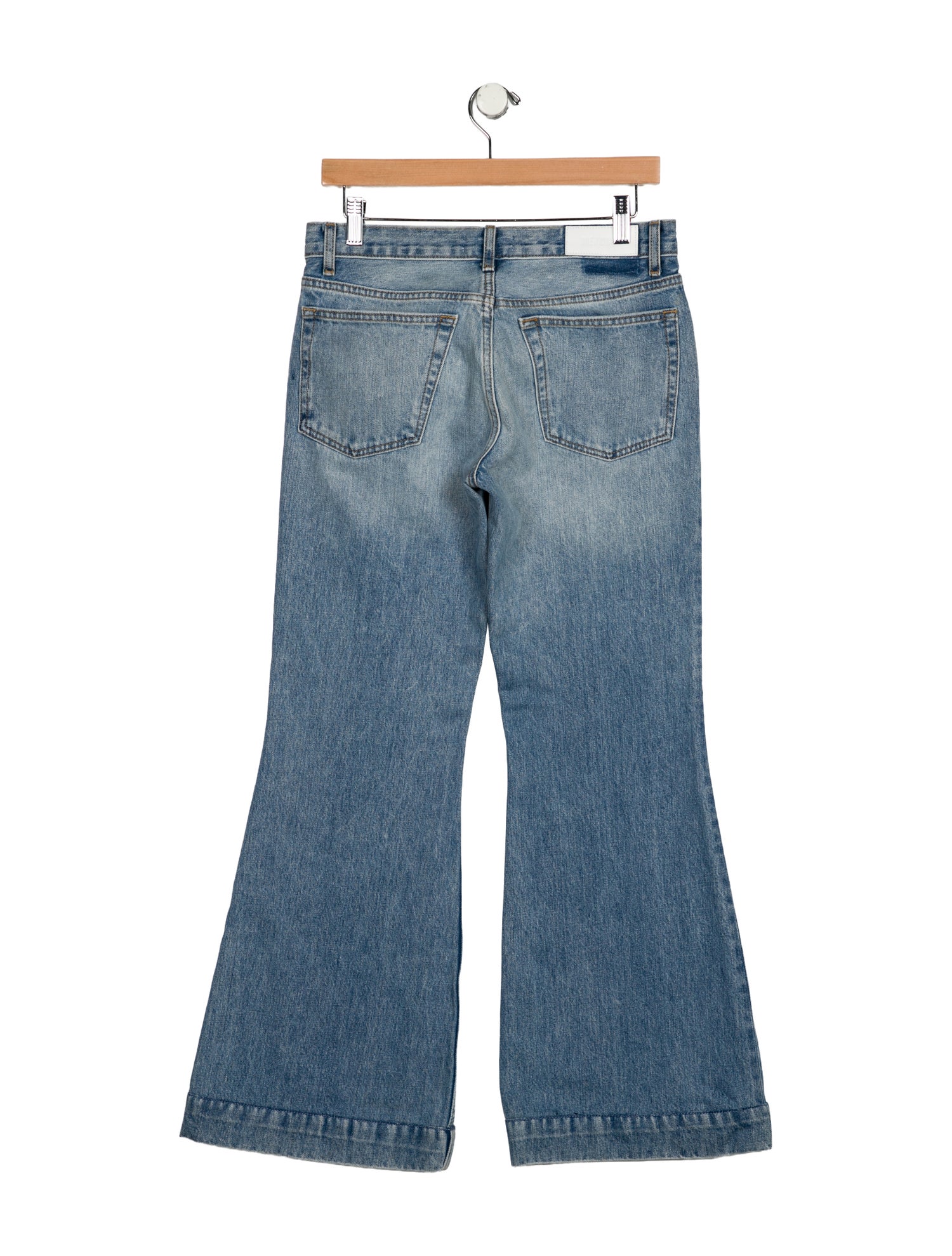 RE/DONE Mid-Rise Wide Leg Jeans