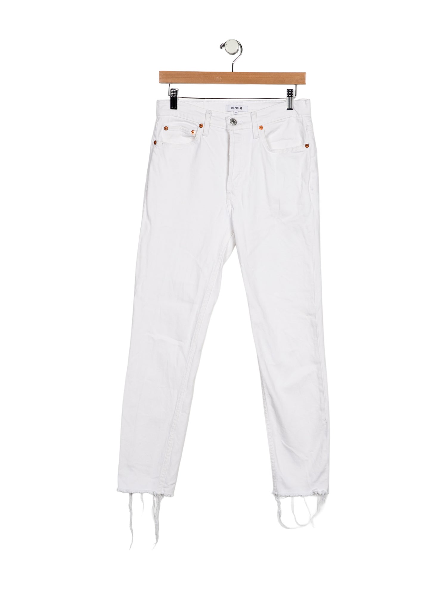 RE/DONE High-Rise Straight Leg Jeans