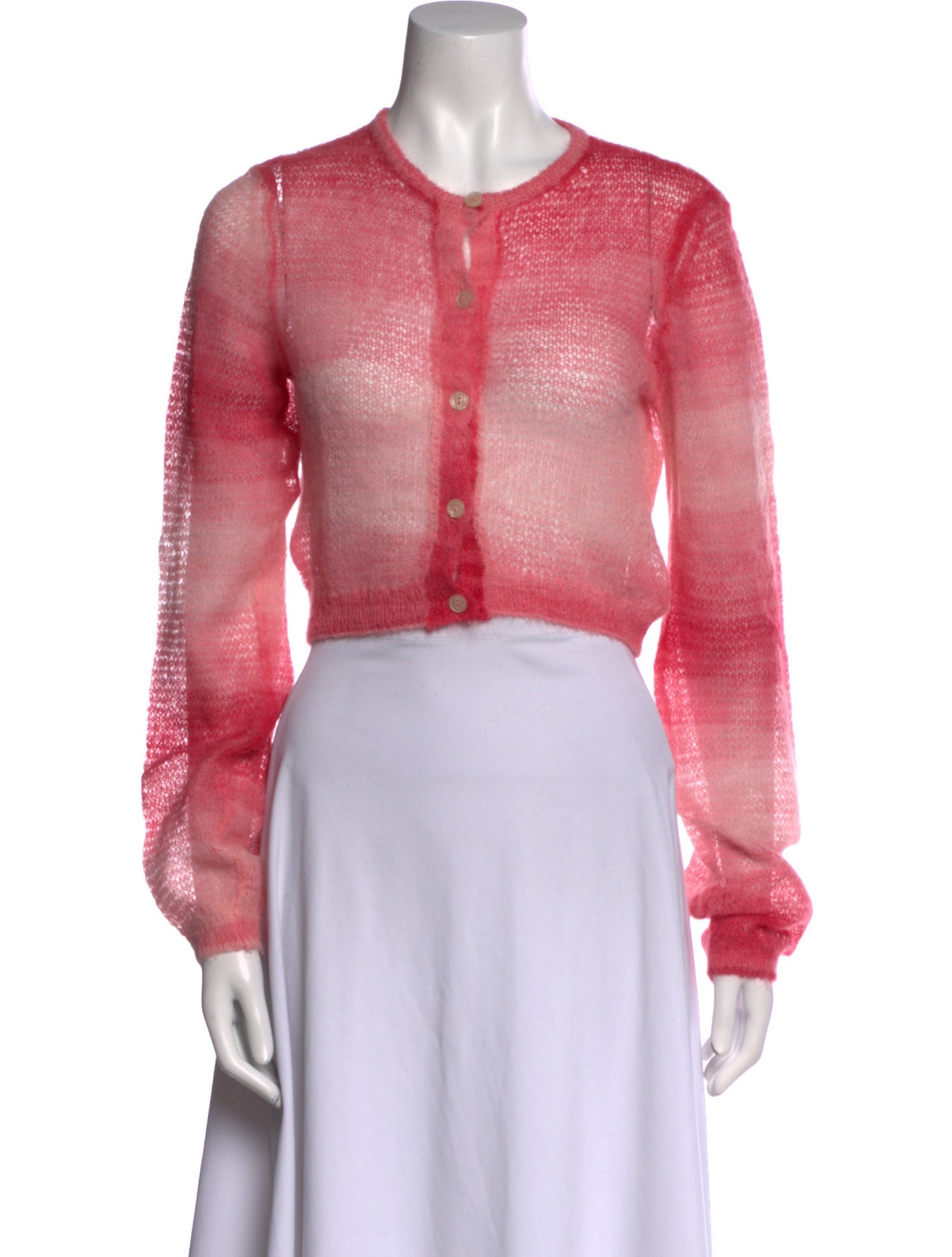 RE/DONE Tie-Dye Print Crew Neck Sweater