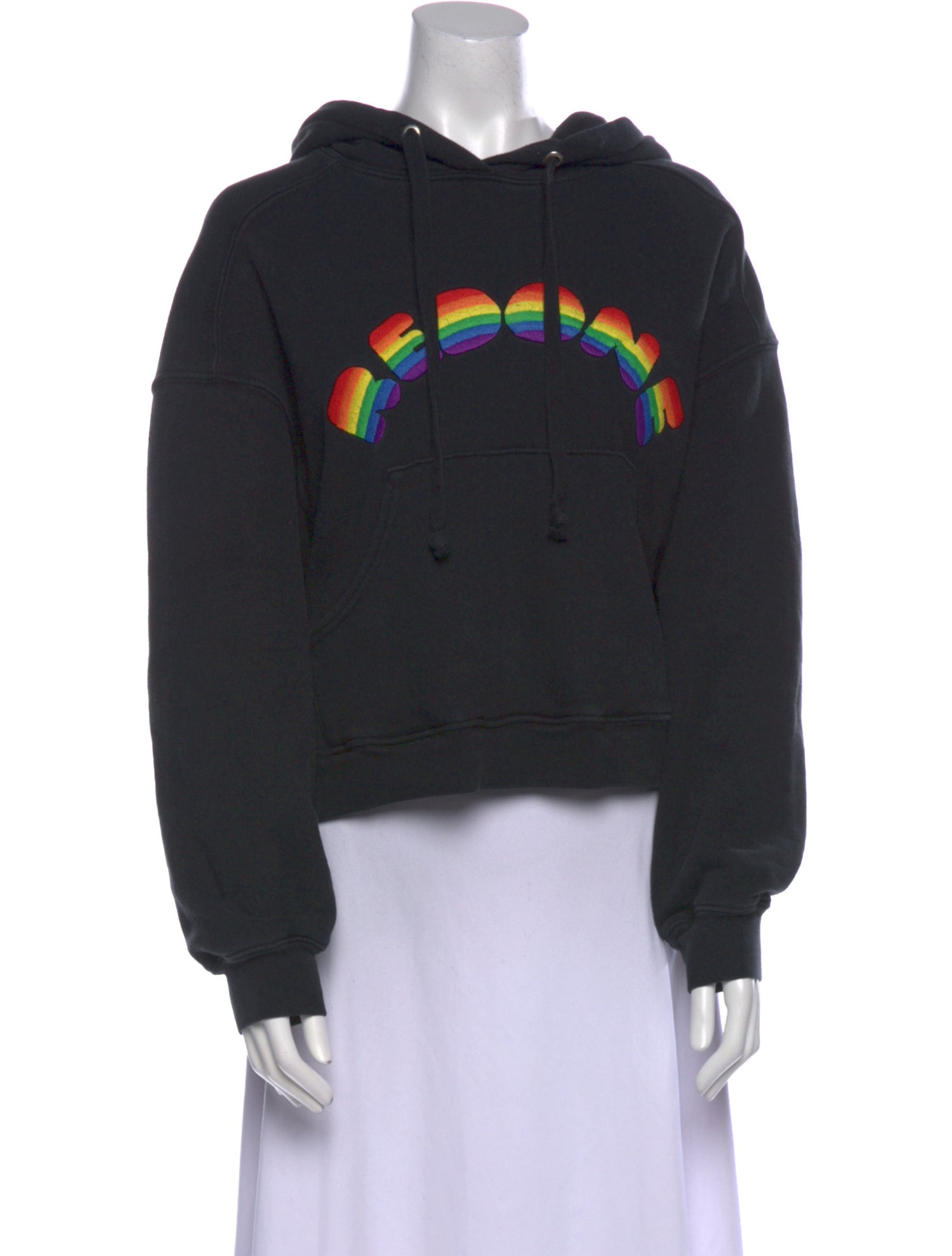 RE/DONE Graphic Print Crew Neck Sweatshirt