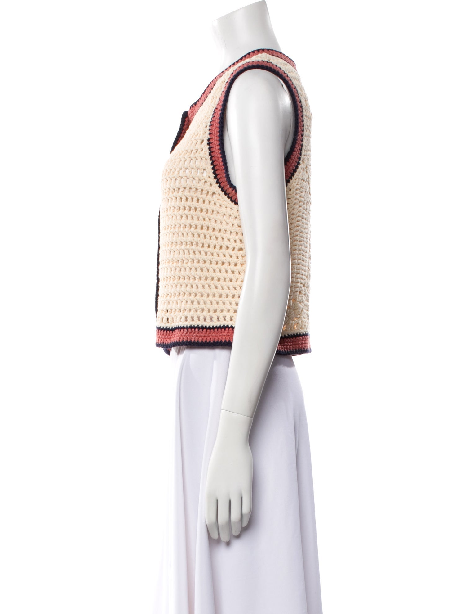 RE/DONE Printed Scoop Neck Crop Top