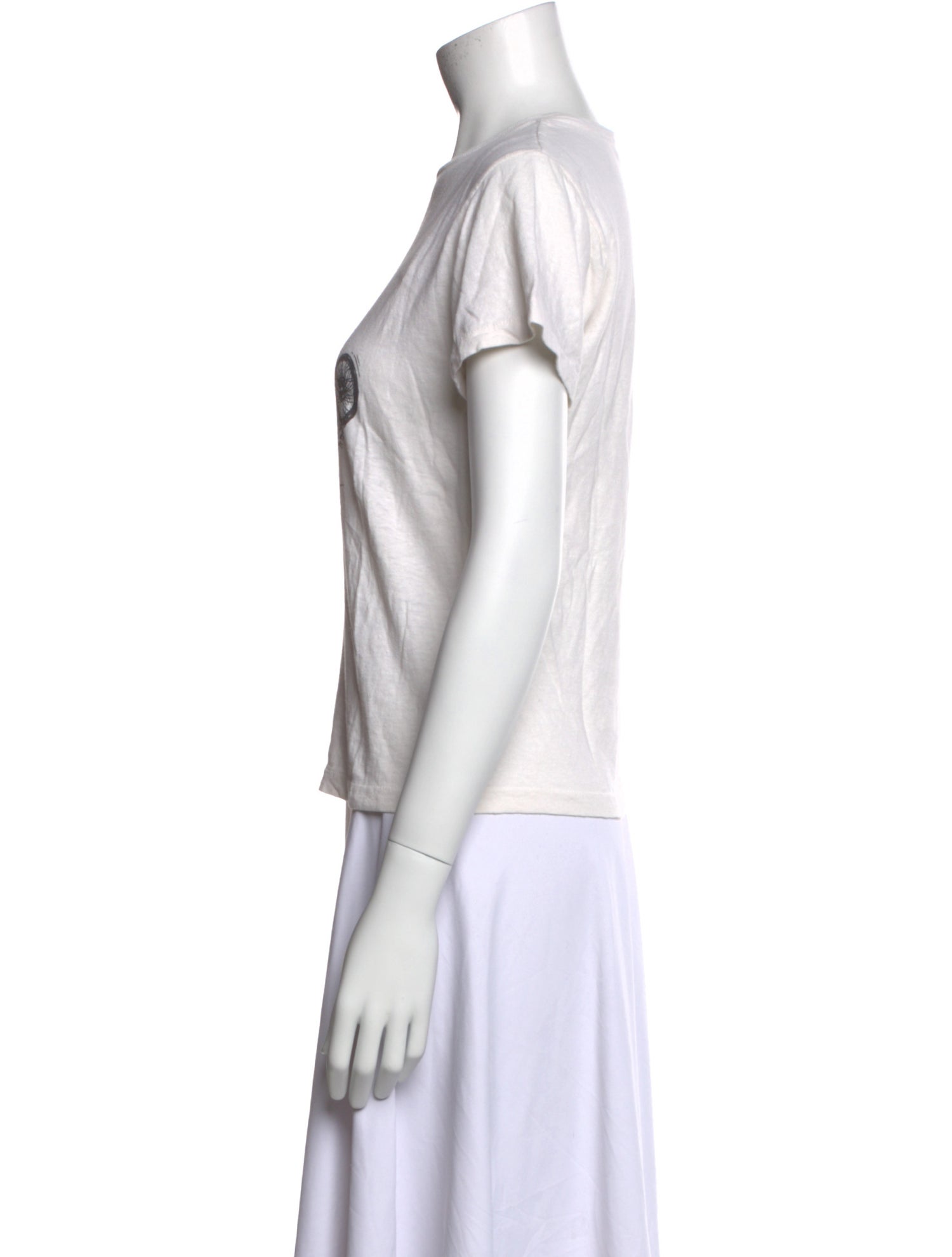 RE/DONE Graphic Print Crew Neck T-Shirt