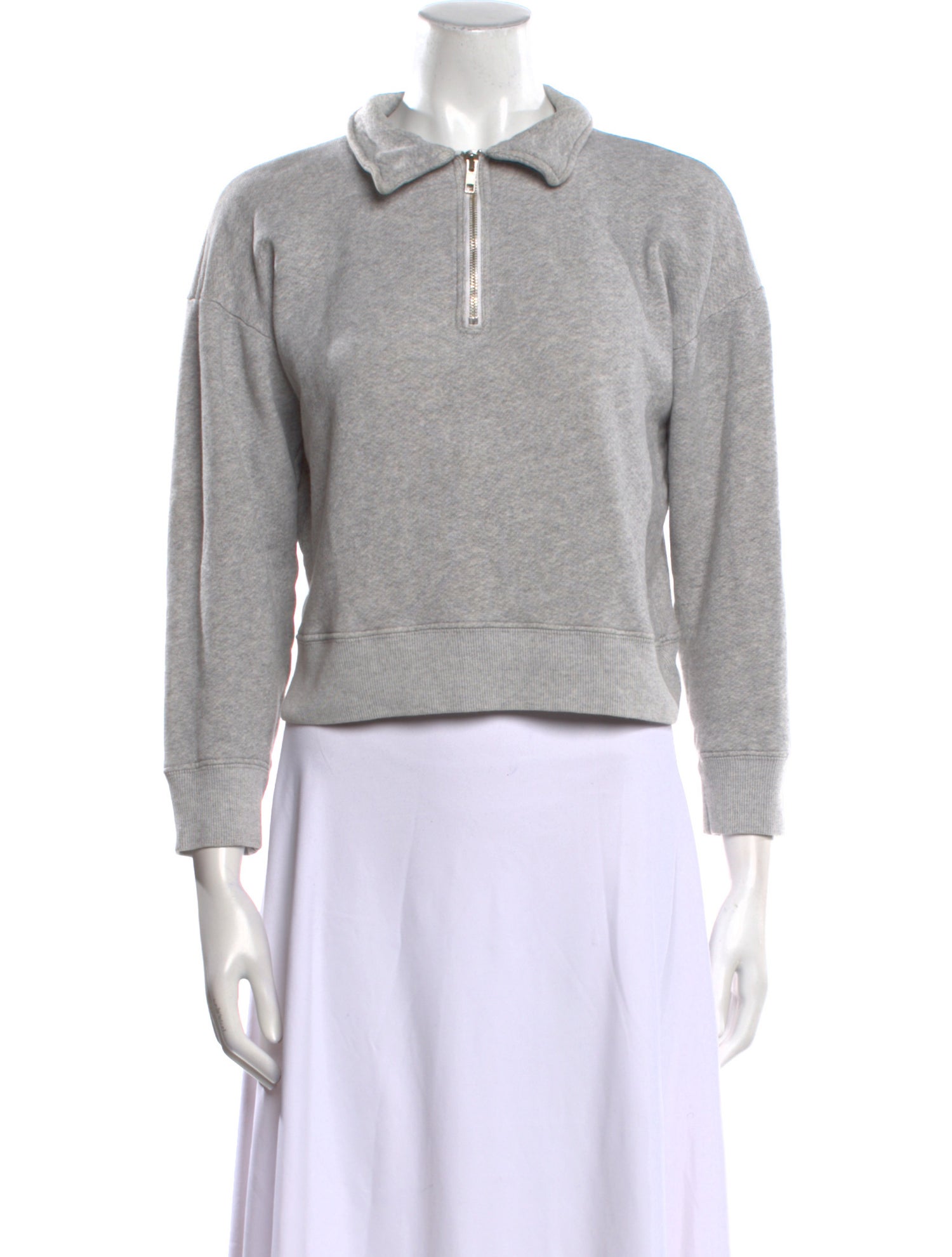 RE/DONE Three-Quarter Sleeve Sweatshirt