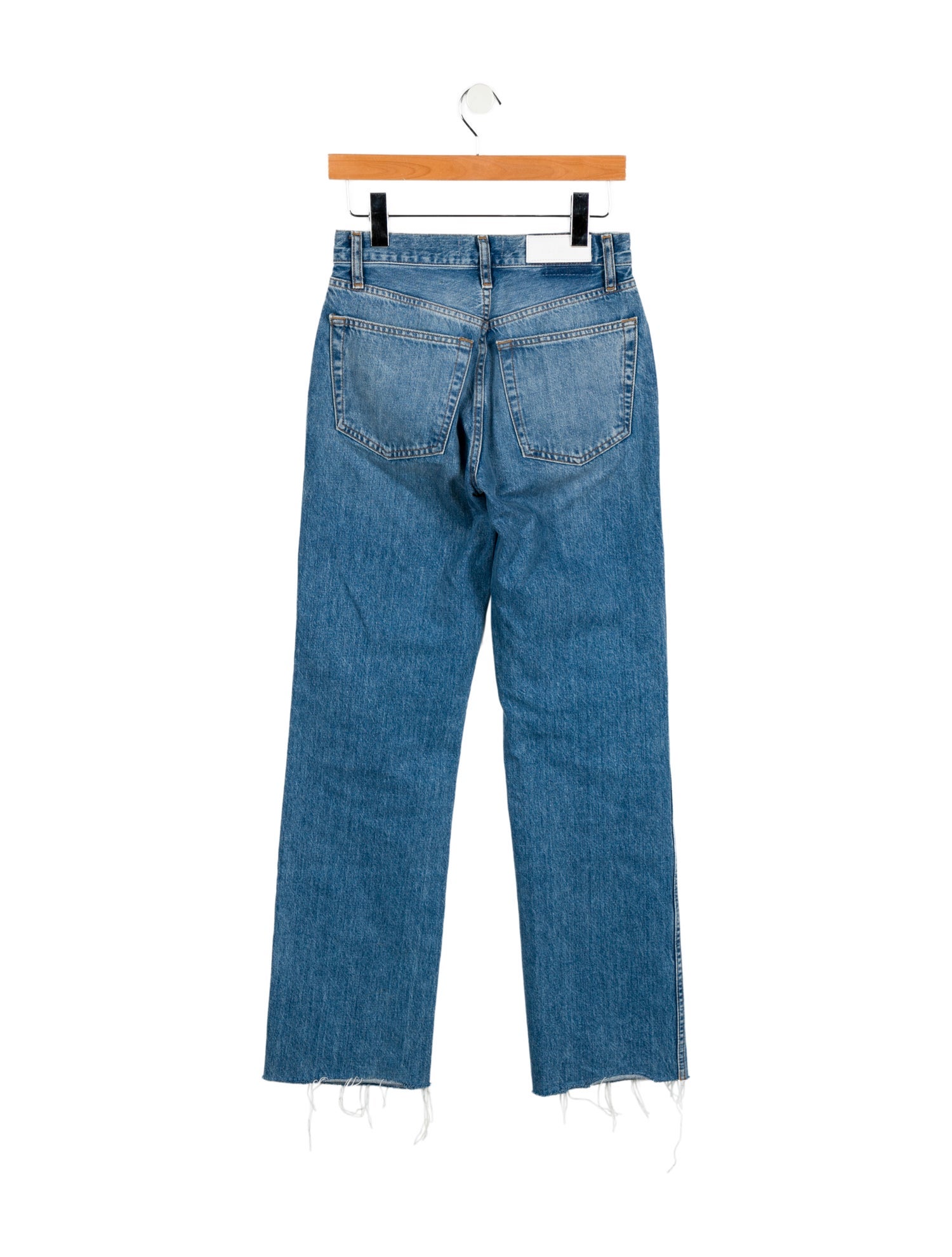 RE/DONE Mid-Rise Straight Leg Jeans