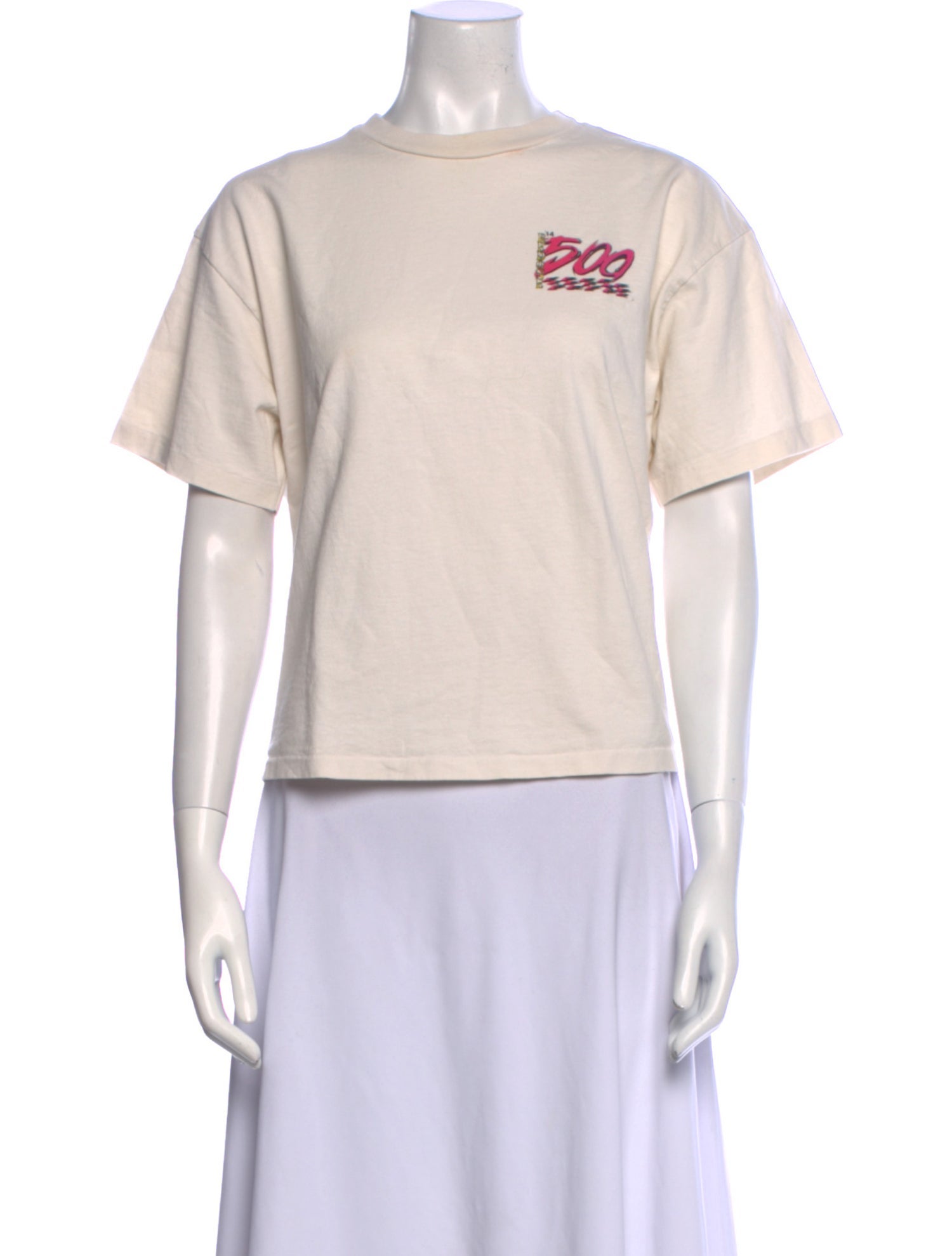 RE/DONE Graphic Print Crew Neck T-Shirt