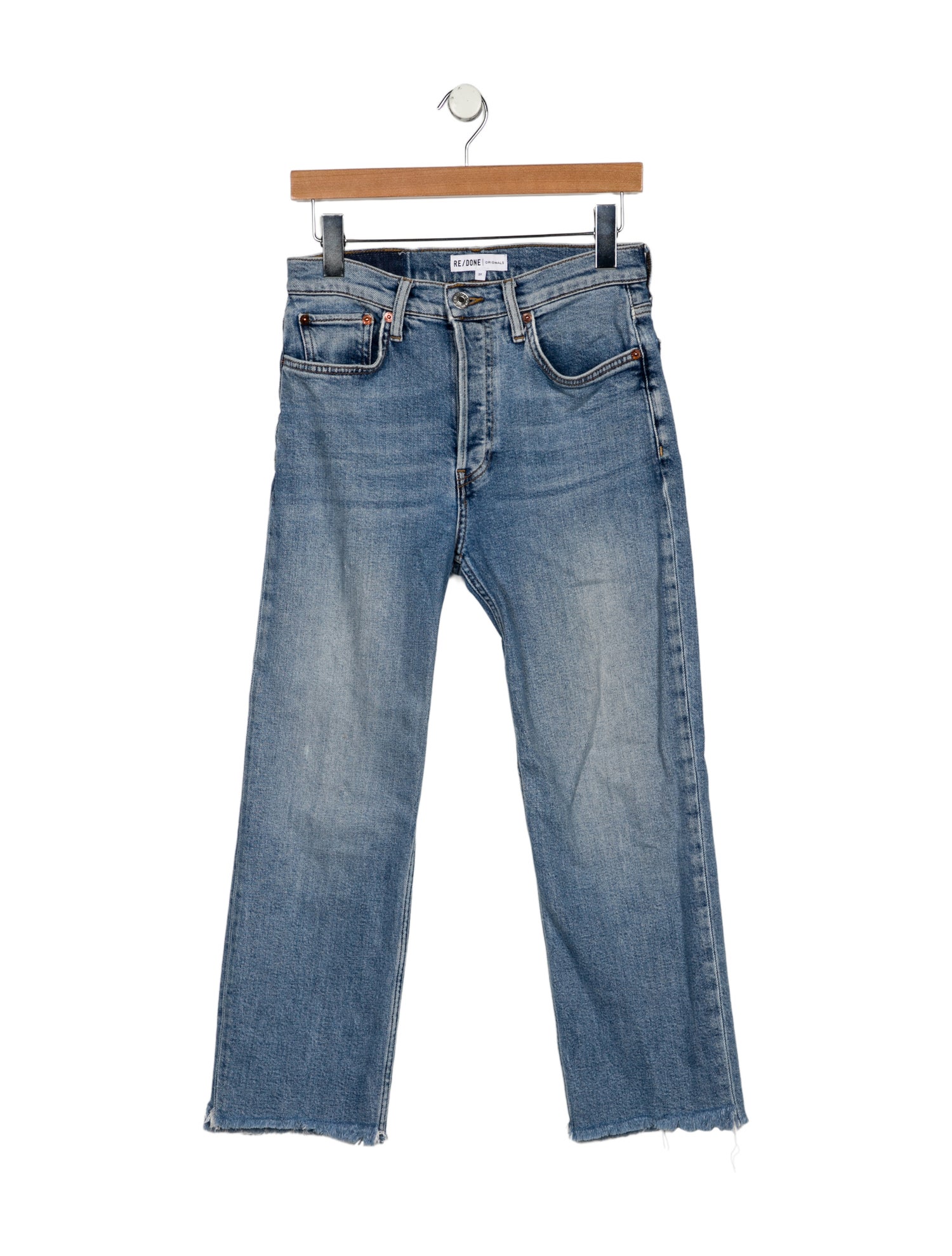 RE/DONE Mid-Rise Straight Leg Jeans
