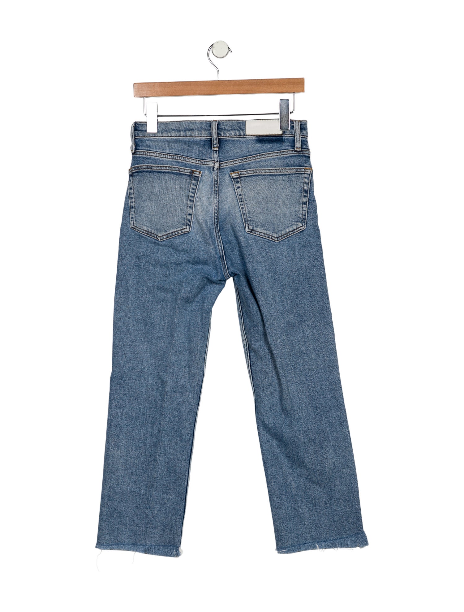 RE/DONE Mid-Rise Straight Leg Jeans